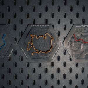 Downforce 3D 3D-printed topographic hex