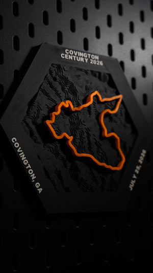 Your Race Route, Custom 3D Printed Running Route Relief