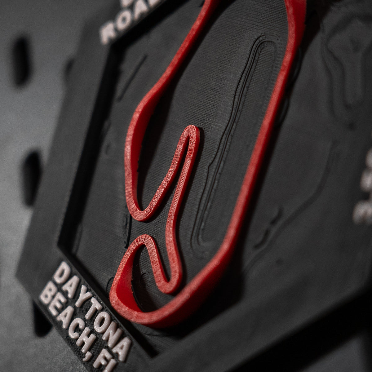 Daytona Road Course, 3D Printed Topographic Circuit Map | Motorsport Desk Art