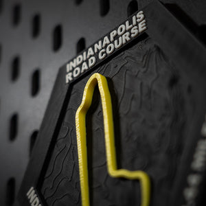 Indianapolis Road Course, 3D Printed Topographic Circuit Map | Motorsport Desk Art