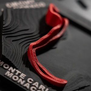 Circuit de Monaco, 3D Printed Topographic Circuit Map | Motorsport Desk Art