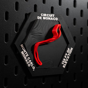 Circuit de Monaco, 3D Printed Topographic Circuit Map | Motorsport Desk Art