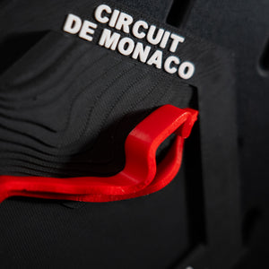 Circuit de Monaco, 3D Printed Topographic Circuit Map | Motorsport Desk Art