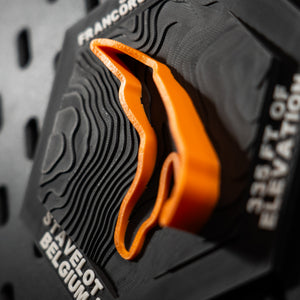 Spa-Francorchamps, 3D Printed Topographic Circuit Map | Motorsport Desk Art