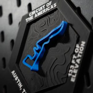 Circuit of the Americas, 3D Printed Topographic Circuit Map | Motorsport Desk Art