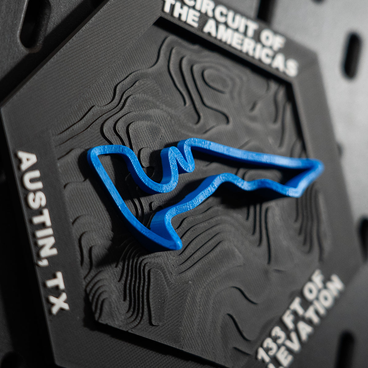 Circuit of the Americas, 3D Printed Topographic Circuit Map | Motorsport Desk Art