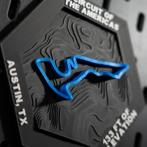 Circuit of the Americas, 3D Printed Topographic Circuit Map | Motorsport Desk Art