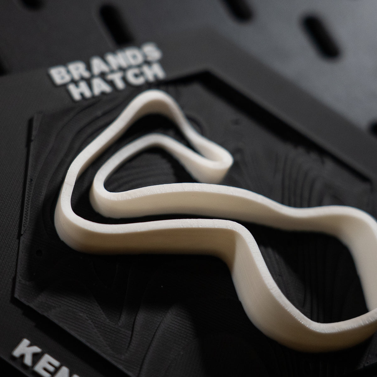 Brands Hatch, 3D Printed Topographic Circuit Map | Motorsport Desk Art