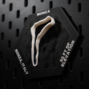 Monza, 3D Printed Topographic Circuit Map | Motorsport Desk Art
