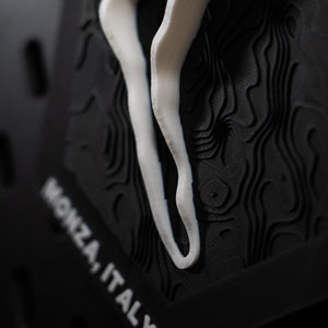 Monza, 3D Printed Topographic Circuit Map | Motorsport Desk Art