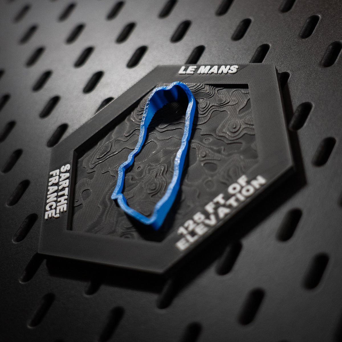 Le Mans, 3D Printed Topographic Circuit Map | Motorsport Desk Art