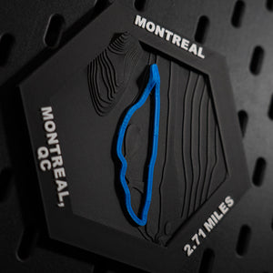 Montreal, 3D Printed Topographic Circuit Map | Motorsport Desk Art