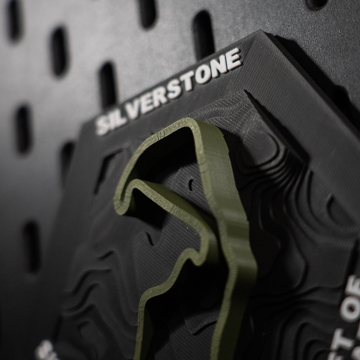 Silverstone, 3D Printed Topographic Circuit Map | Motorsport Desk Art