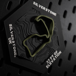 Silverstone, 3D Printed Topographic Circuit Map | Motorsport Desk Art