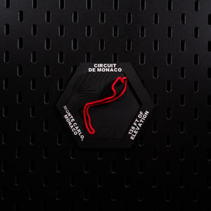 Circuit de Monaco, 3D Printed Topographic Circuit Map | Motorsport Desk Art