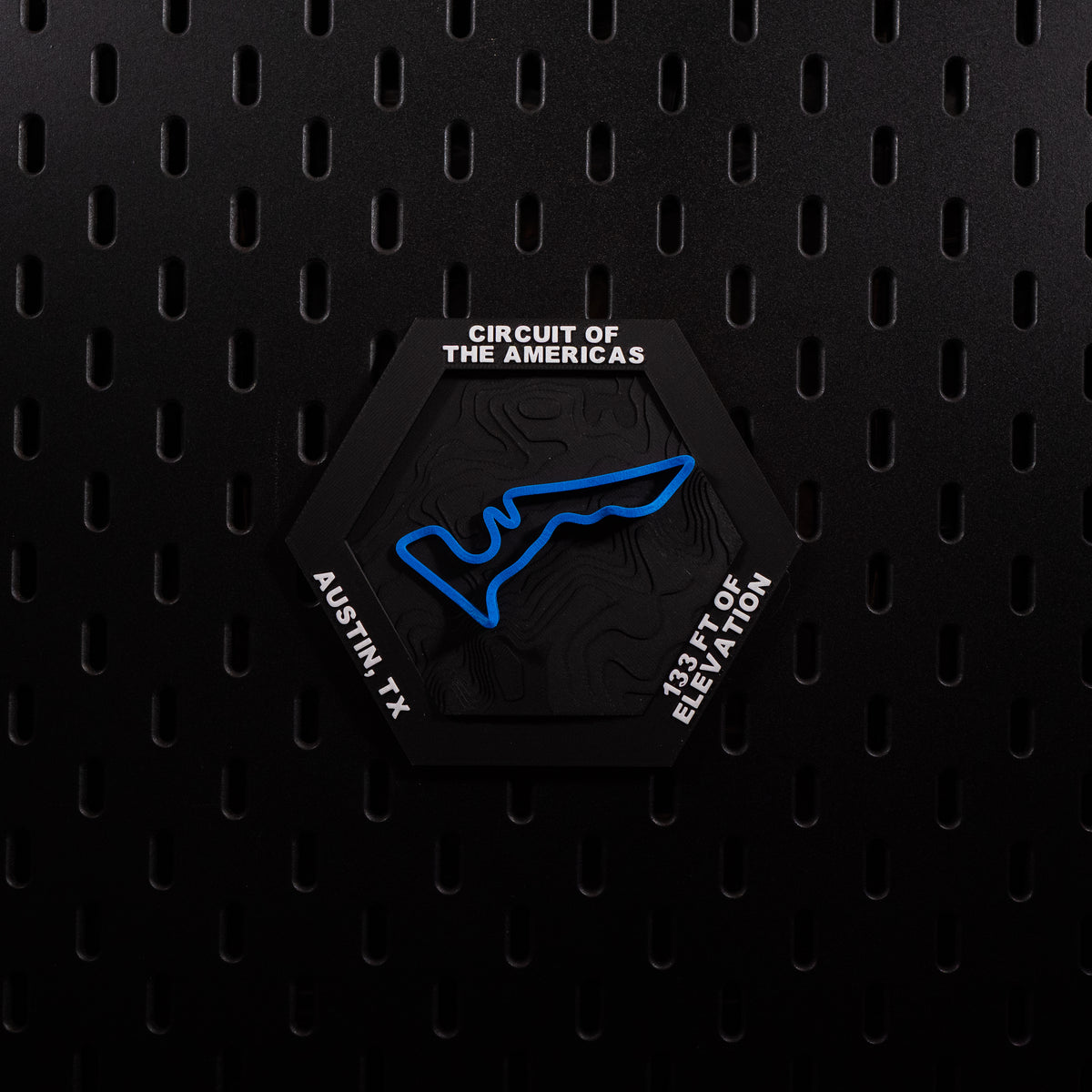 Circuit of the Americas, 3D Printed Topographic Circuit Map | Motorsport Desk Art