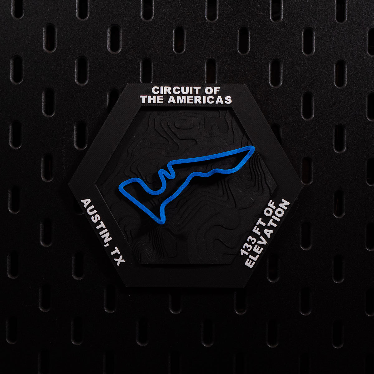 Circuit of the Americas, 3D Printed Topographic Circuit Map | Motorsport Desk Art