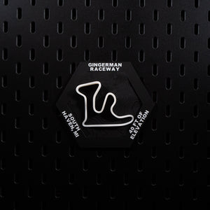 Gingerman Raceway, 3D Printed Topographic Circuit Map | Motorsport Desk Art