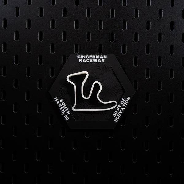 Gingerman Raceway, 3D Printed Topographic Circuit Map | Motorsport Desk Art