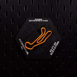 Barber Motorsports Park, 3D Printed Topographic Circuit Map | Motorsport Desk Art