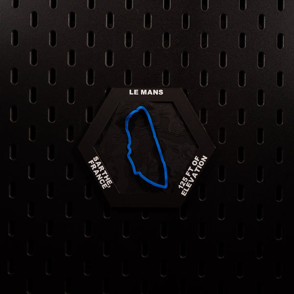 Le Mans, 3D Printed Topographic Circuit Map | Motorsport Desk Art