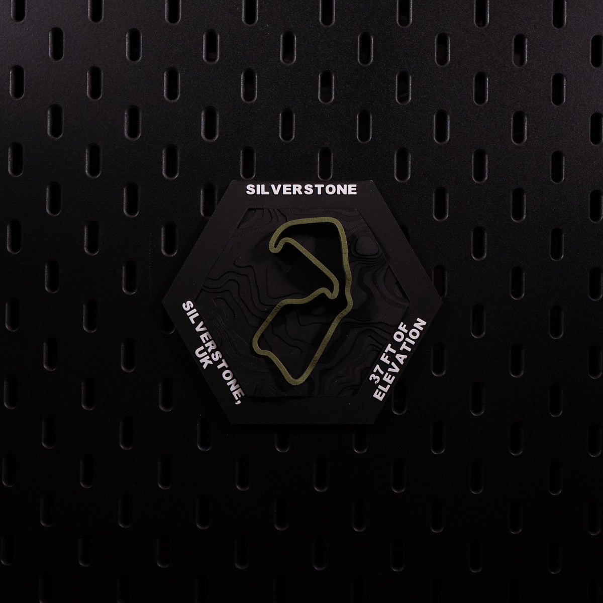Silverstone, 3D Printed Topographic Circuit Map | Motorsport Desk Art