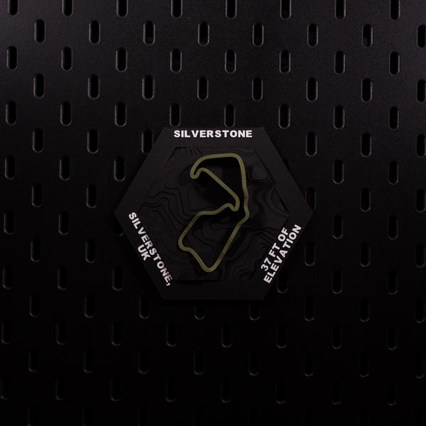 Silverstone, 3D Printed Topographic Circuit Map | Motorsport Desk Art