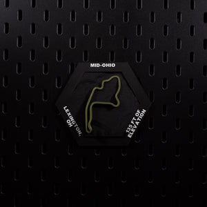 Mid-Ohio, 3D Printed Topographic Circuit Map | Motorsport Desk Art