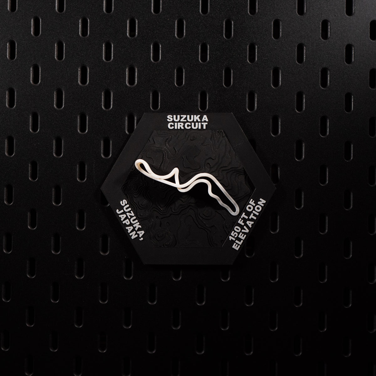 Suzuka Circuit, 3D Printed Topographic Circuit Map | Motorsport Desk Art