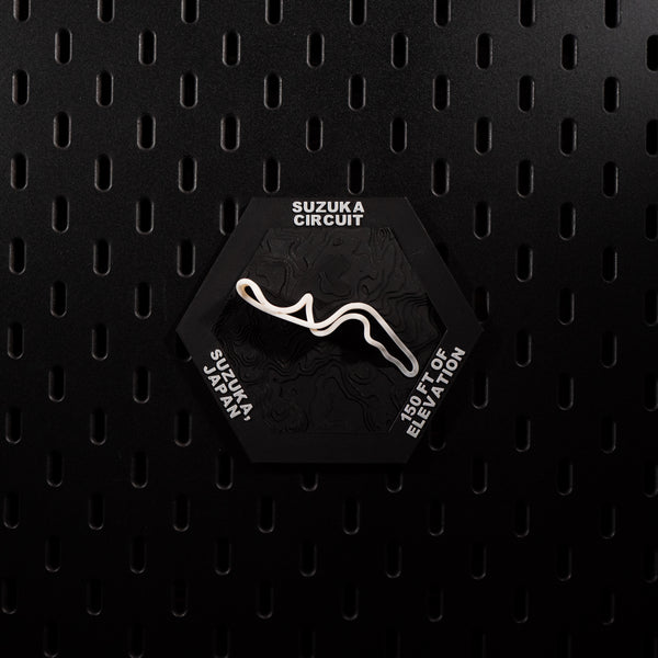 Suzuka Circuit, 3D Printed Topographic Circuit Map | Motorsport Desk Art