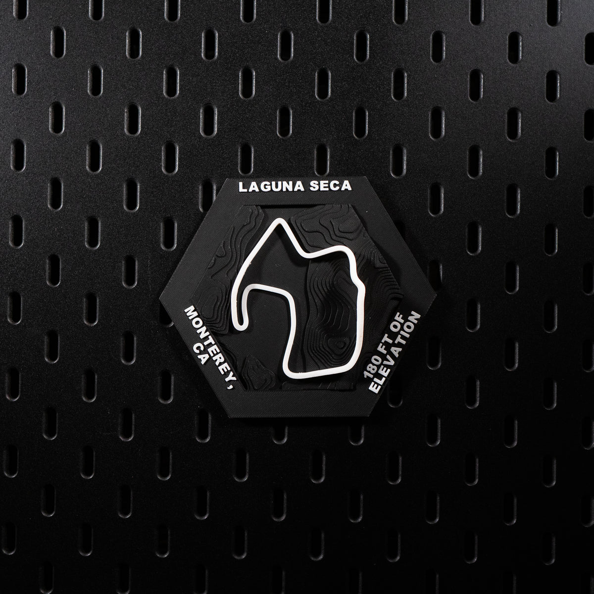 Laguna Seca, 3D Printed Topographic Circuit Map | Motorsport Desk Art