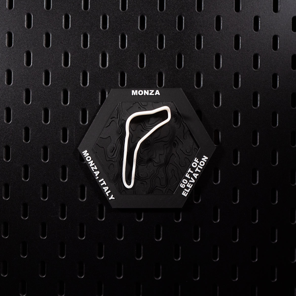 Monza, 3D Printed Topographic Circuit Map | Motorsport Desk Art